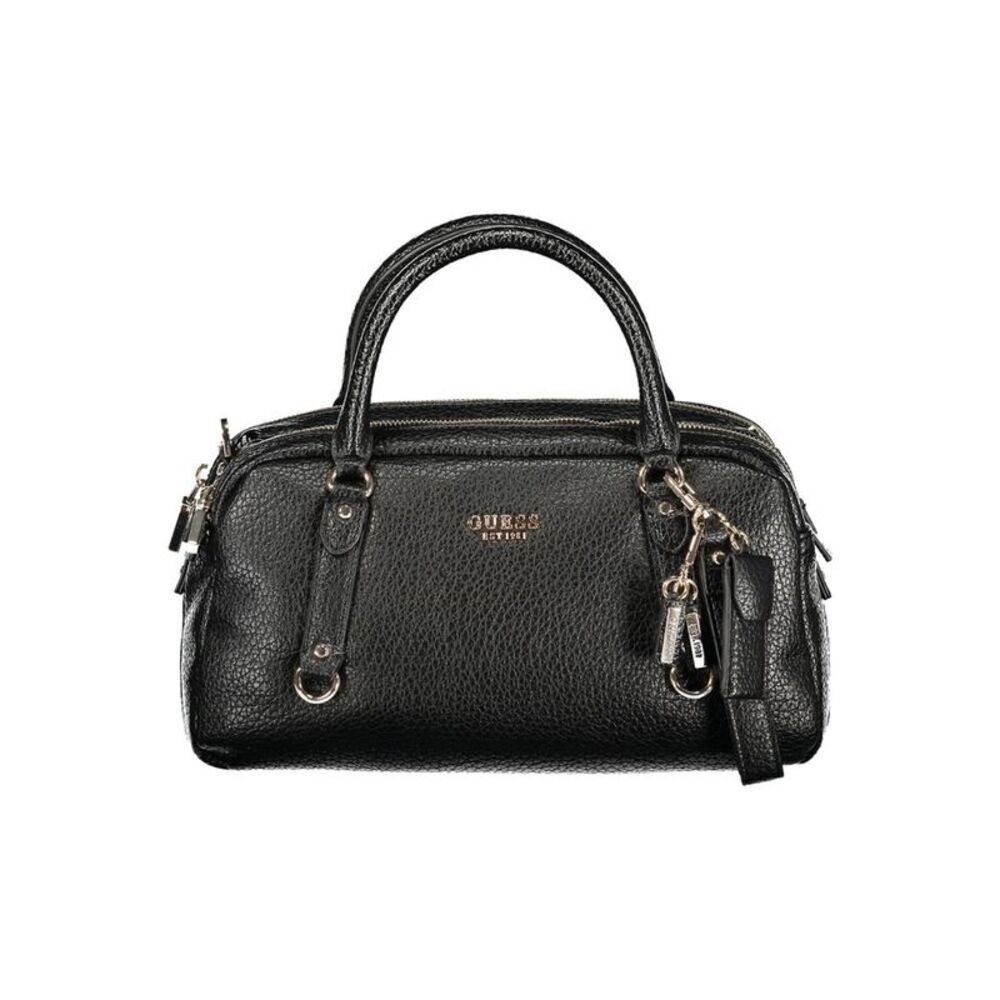 Guess Jeans Black Polyurethane Women Women's Handbag